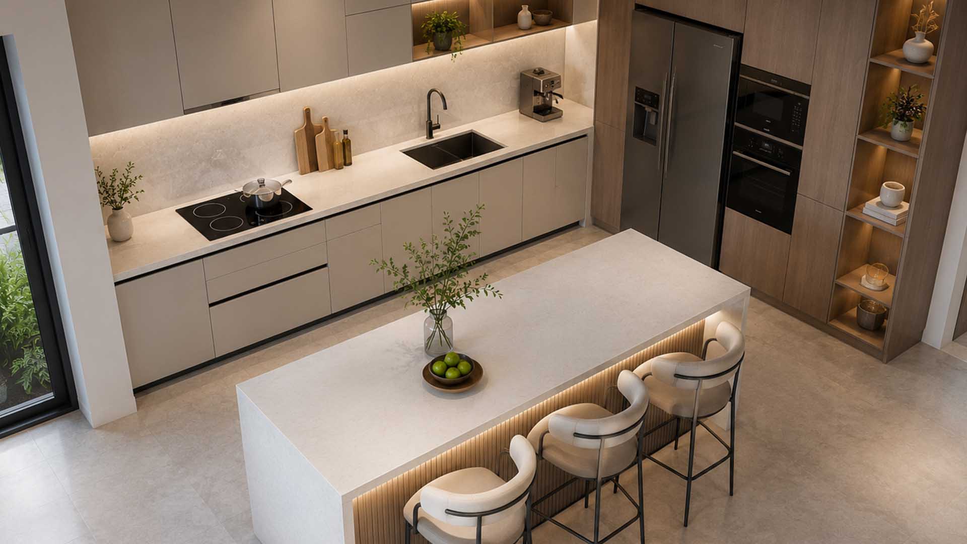 Kitchen set interior